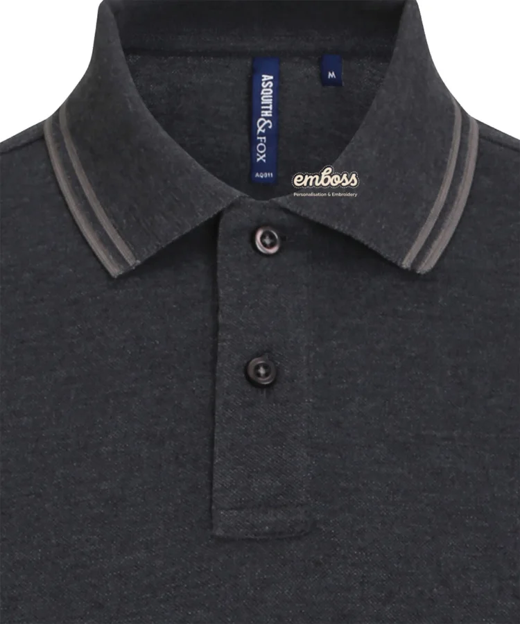 Men's classic fit tipped polo