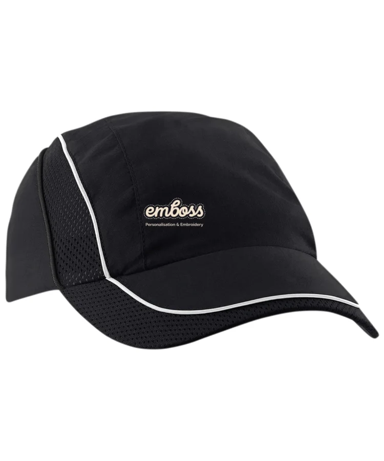 Coolmax® flow mesh cap in Black