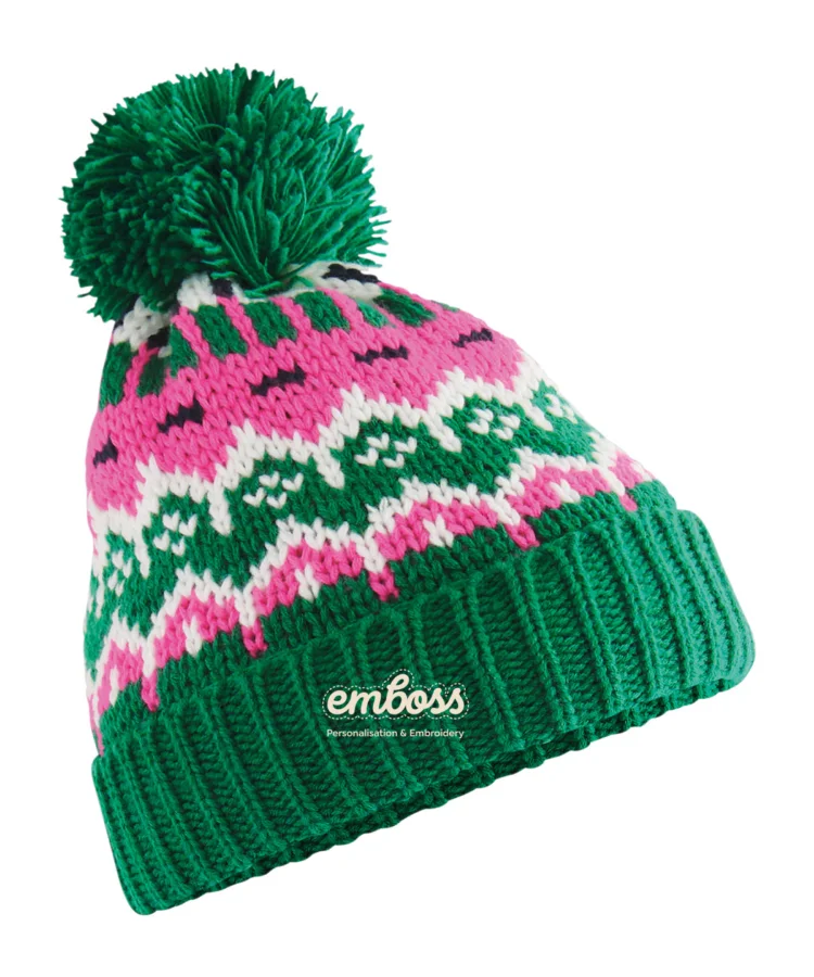 Retro ski beanie