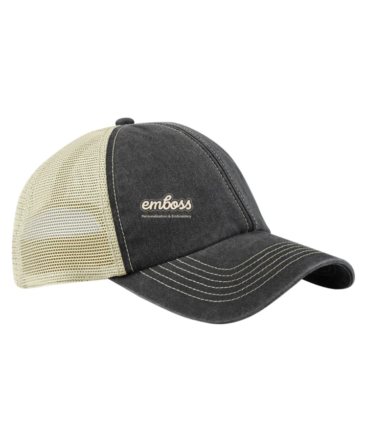 6-panel vintage trucker