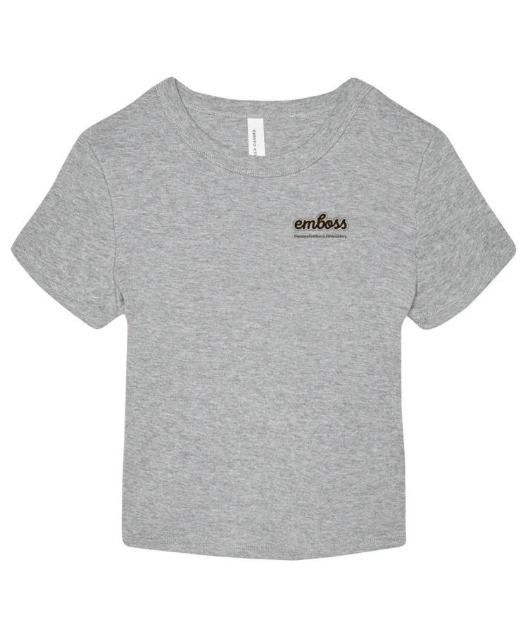 Women’s micro rib baby t-shirt