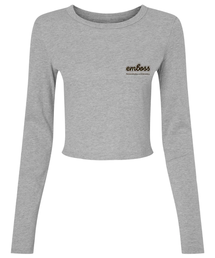 Women’s micro rib long sleeve baby t-shirt