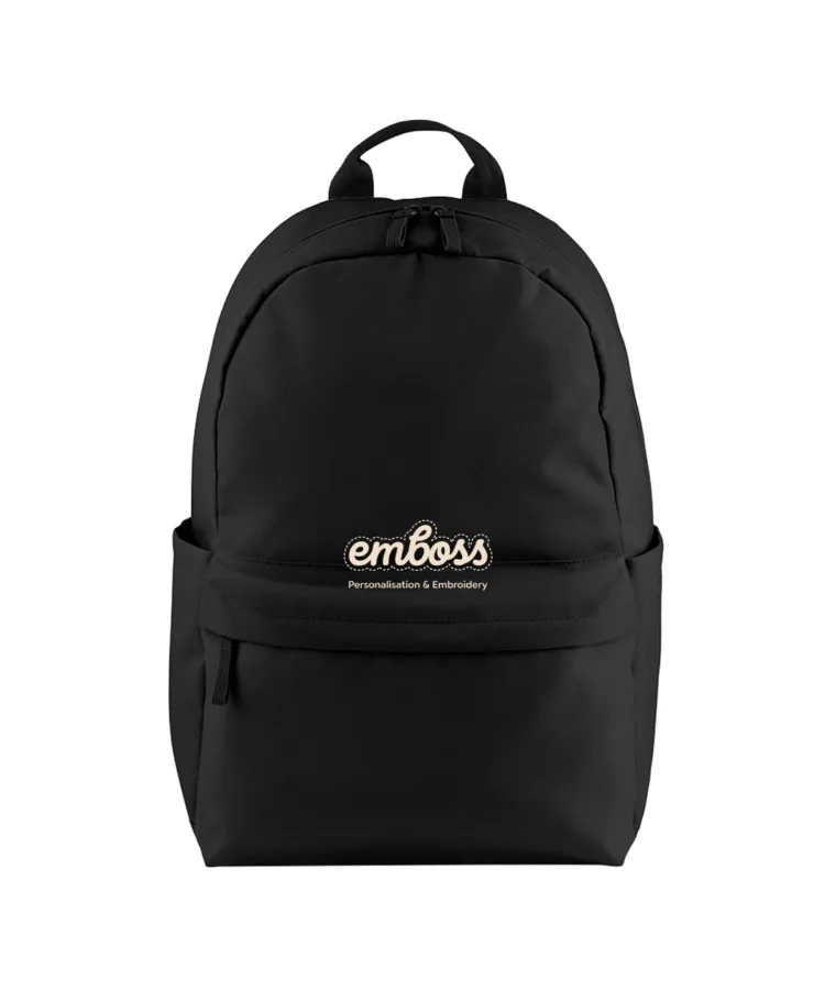 Premium Recycled Backpack in Black