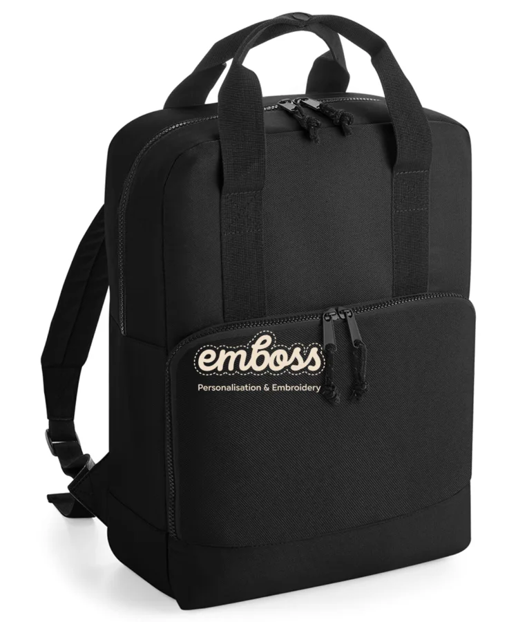 Recycled twin handle cooler backpack