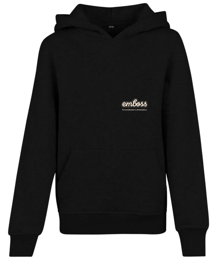 Kids basic hoodie in Black