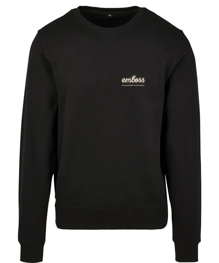 Premium crew neck in Black