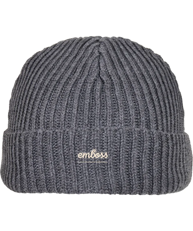 Recycled yarn fisherman beanie