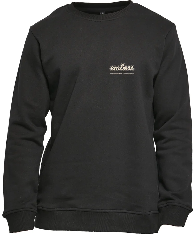 Organic basic crew in Black