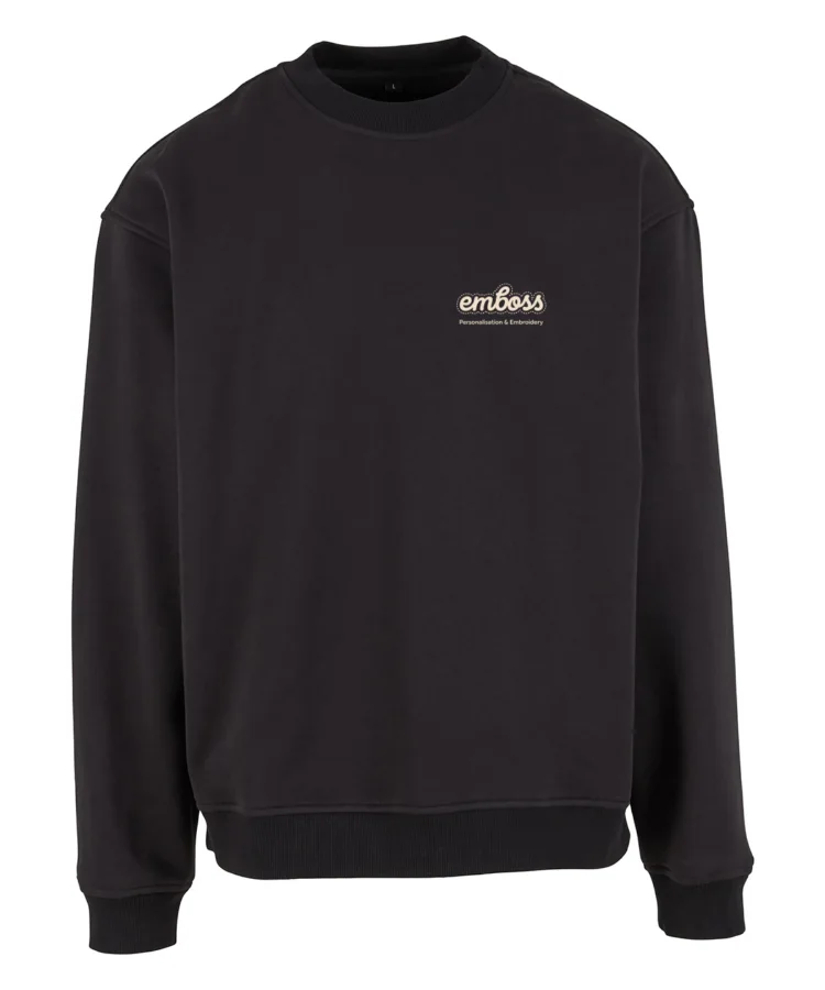 Loose-fit sweatshirt in Black