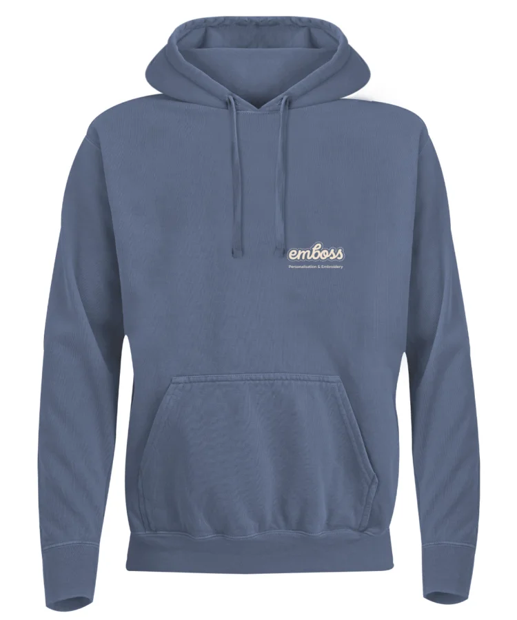 Hooded sweatshirt in Blue Jean
