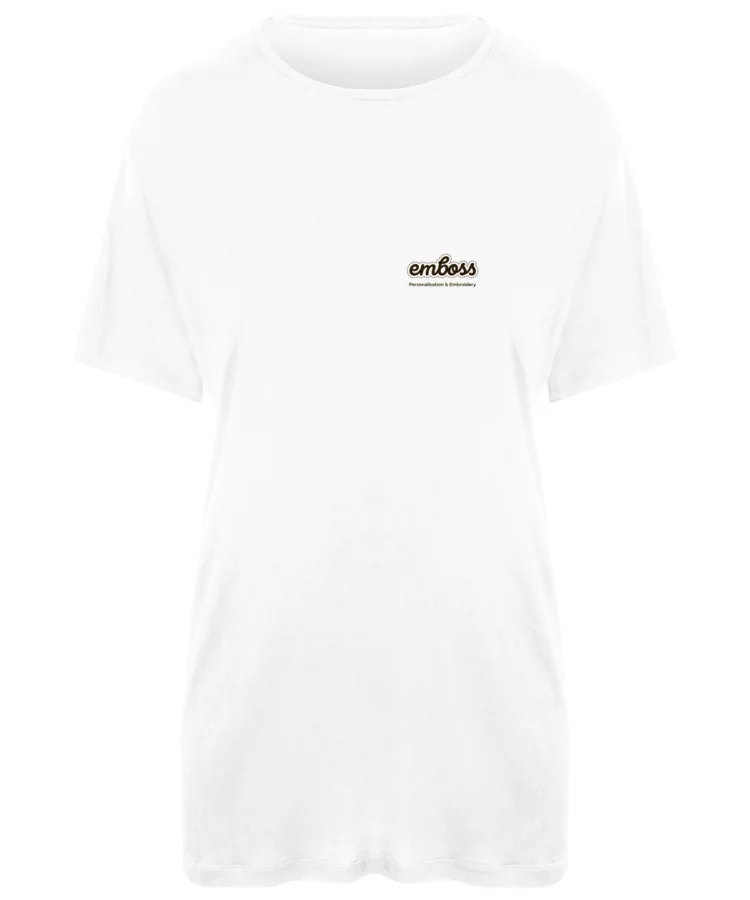Daintree EcoViscose tee in Arctic White