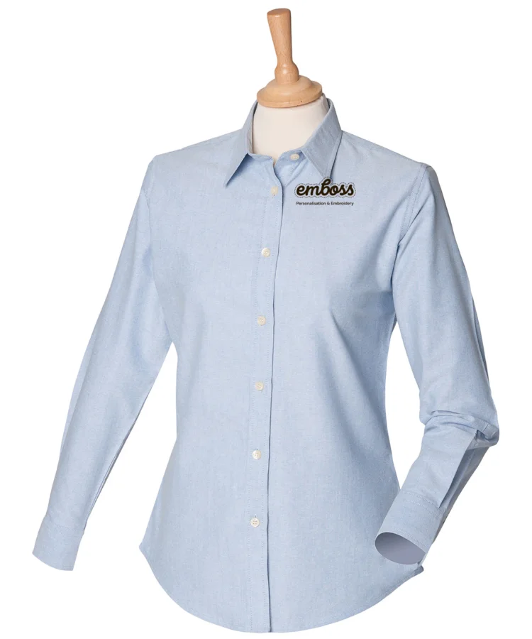 Women's classic long sleeve Oxford shirt