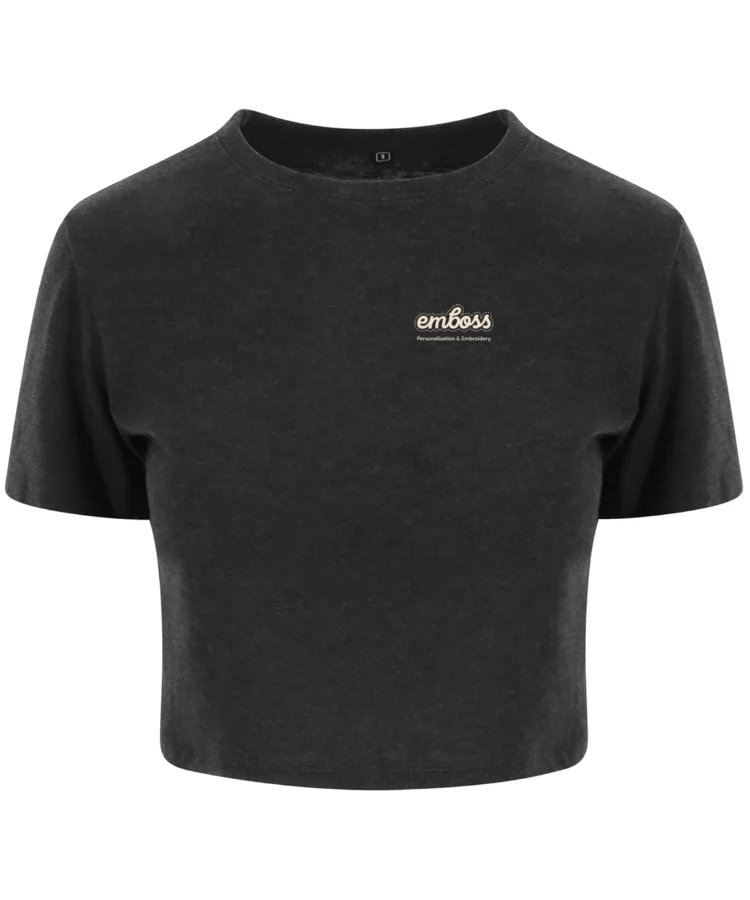 Women's triblend cropped T
