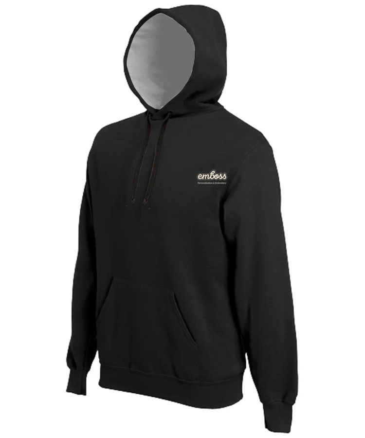 Hooded sweatshirt in Black