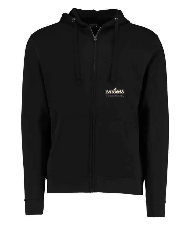 Klassic hooded zipped jacket Superwash® 60° long sleeve (regular fit)
