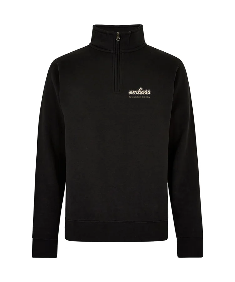 Regular fit ¼-zip sweatshirt
