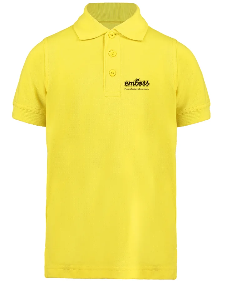 Klassic polo kids with Superwash® 60°C (classic fit) in Canary