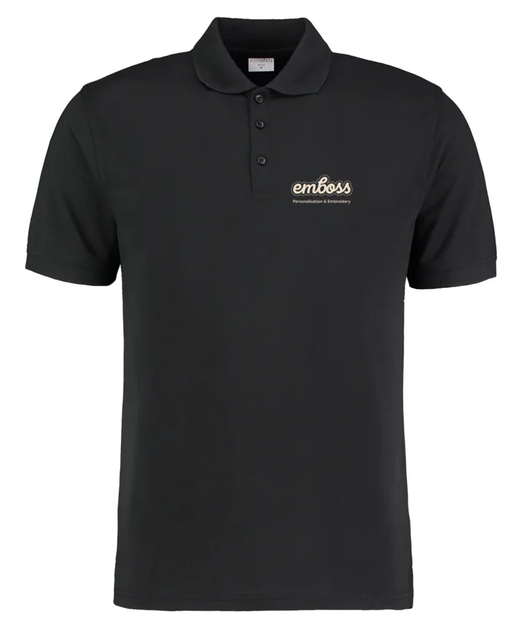 Klassic polo short sleeved Superwash® 60ºC (slim fit) in Black