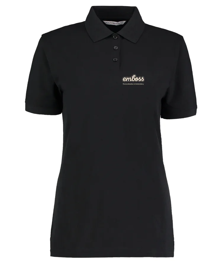 Klassic polo women's with Superwash® 60°C (classic fit) in Black*