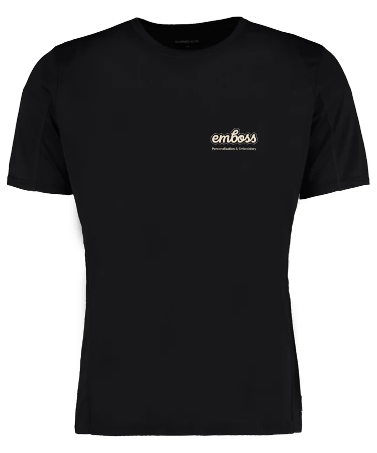 Gamegear® Cooltex® t-shirt short sleeve (regular fit) in Black/Black