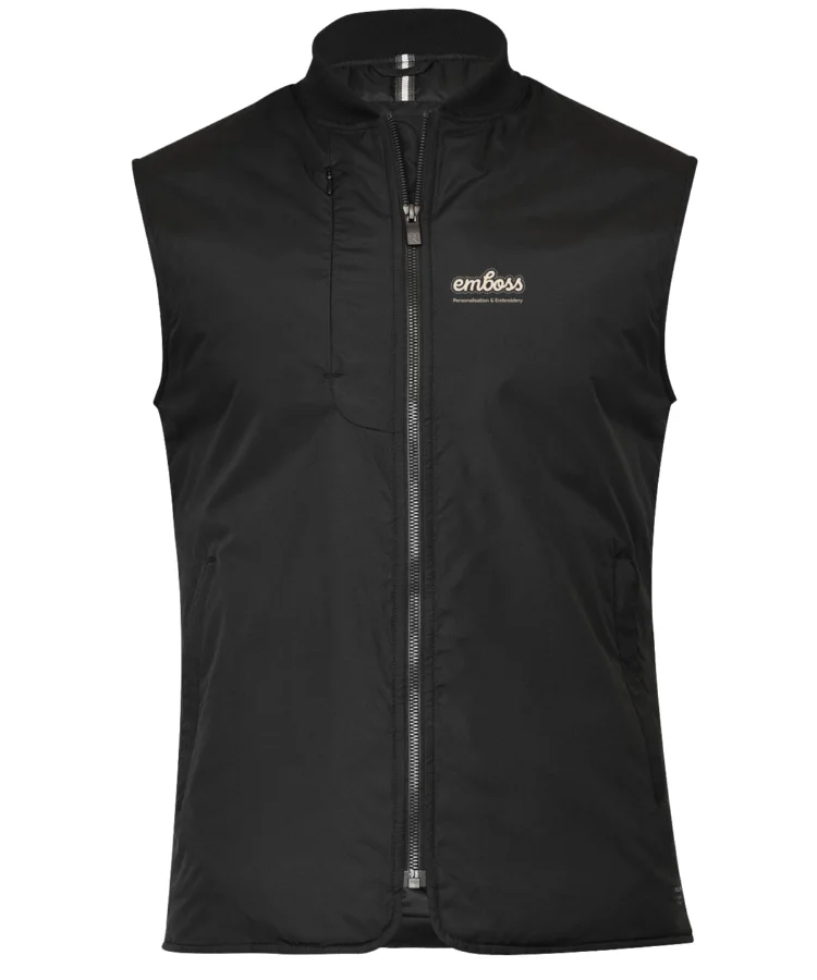 Maine – pleasantly padded gilet in Black