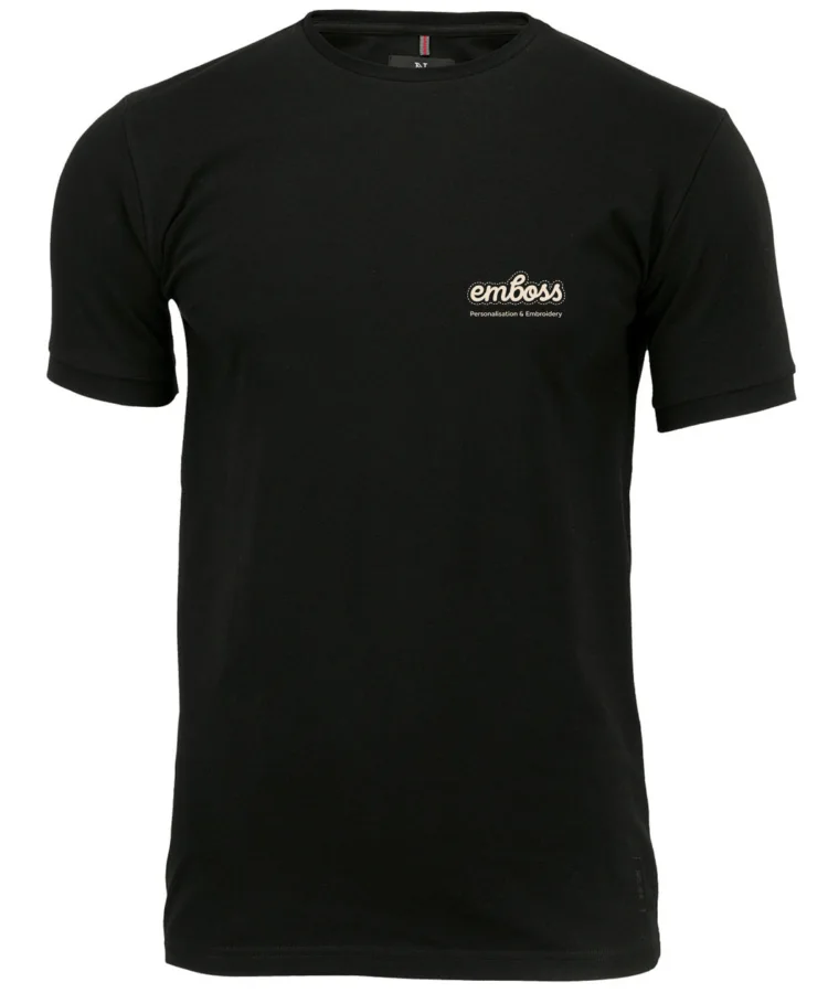 Danbury – the piqué tee in Black