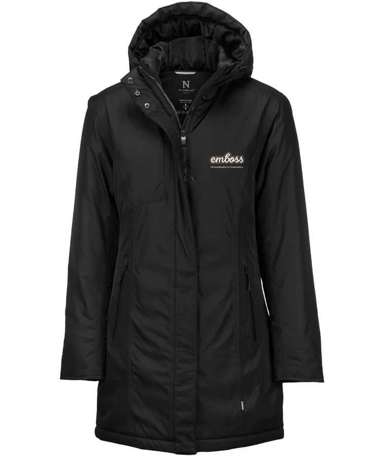 Women’s Mapleton – urban tech parka jacket in Black