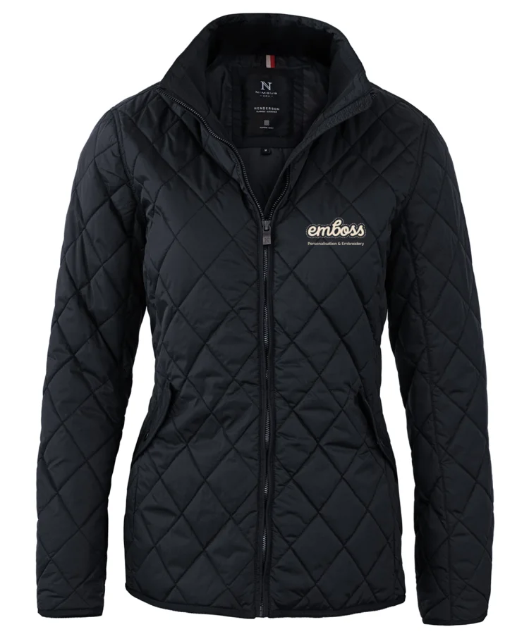 Women’s Henderson – stylish diamond quilted jacket in Midnight Blue