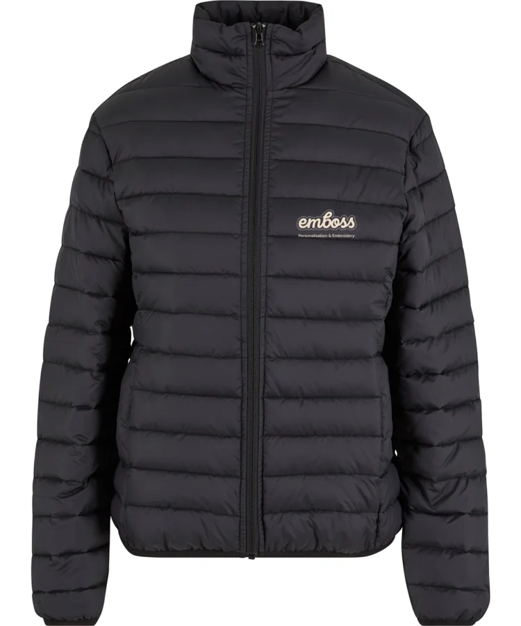 Women’s light puffer jacket in Black