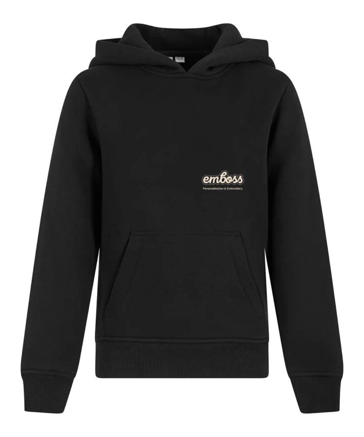 Kids basic hoodie in Black