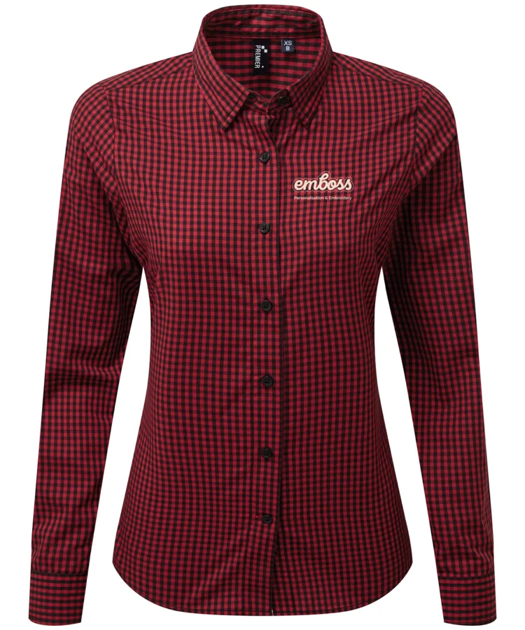 Women's Maxton check long sleeve shirt