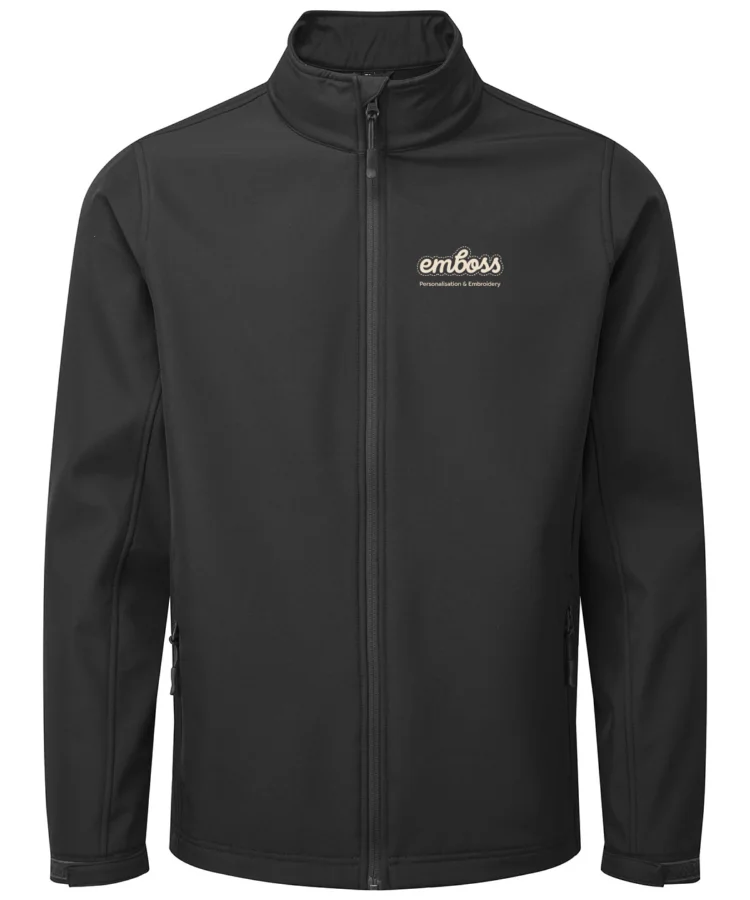 Windchecker® printable and recycled softshell jacket in Black