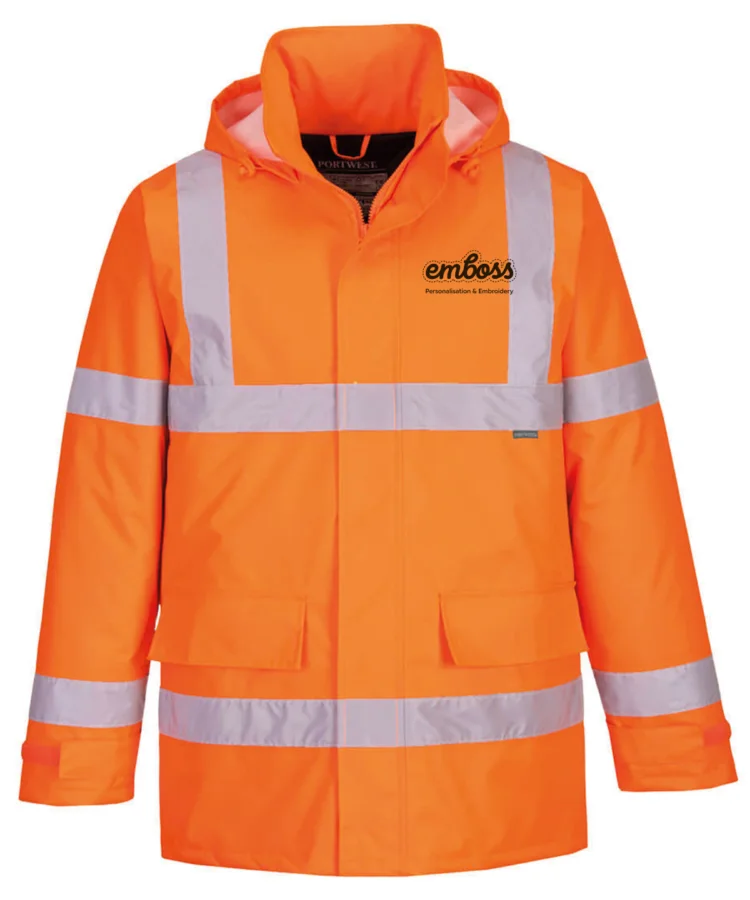 Eco Hi-vis winter jacket (EC60) in Orange