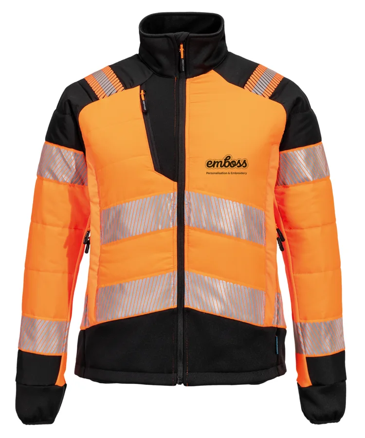 Women’s PW3 Hi-vis hybrid baffle jacket (T171)