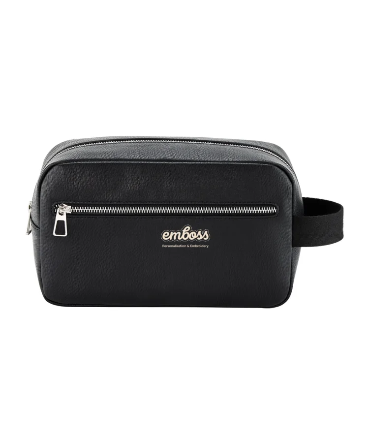 Tailored luxe PU wash bag