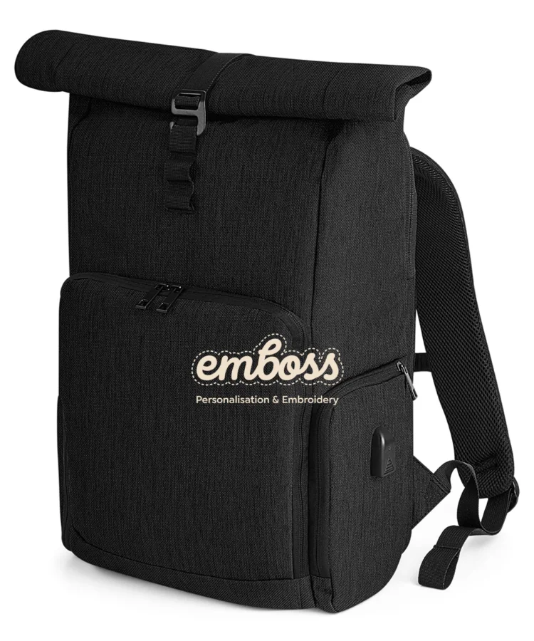 Q-Tech charge roll-top backpack