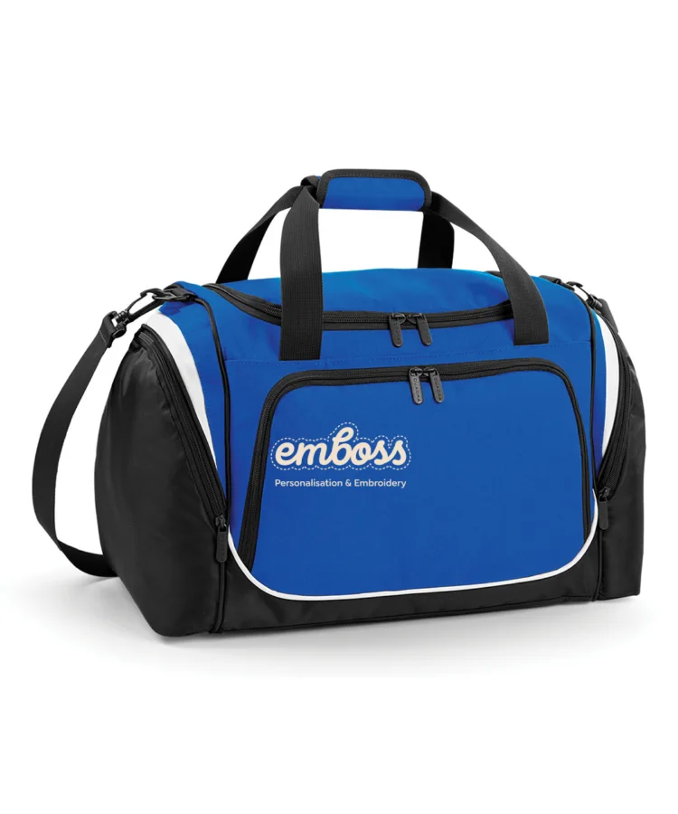Pro team locker bag in Bright Royal/Black/White