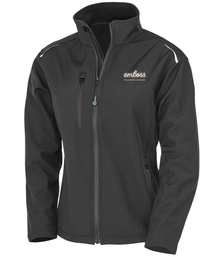 Women's recycled 3-layer printable softshell jacket