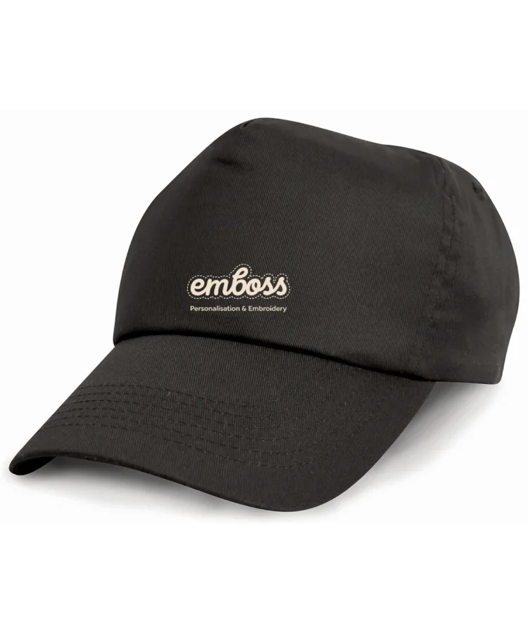 Cotton cap in Black