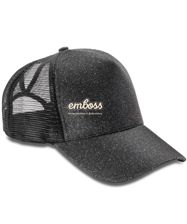 Core New York sparkle cap in Black