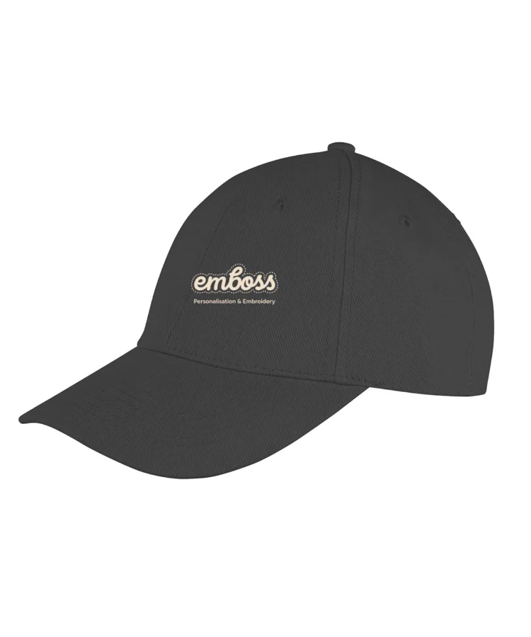 Core recycled low-profile cap in Black