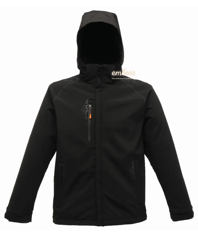 Repeller softshell in Black