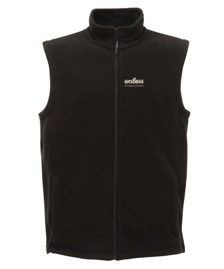 Microfleece bodywarmer in Black