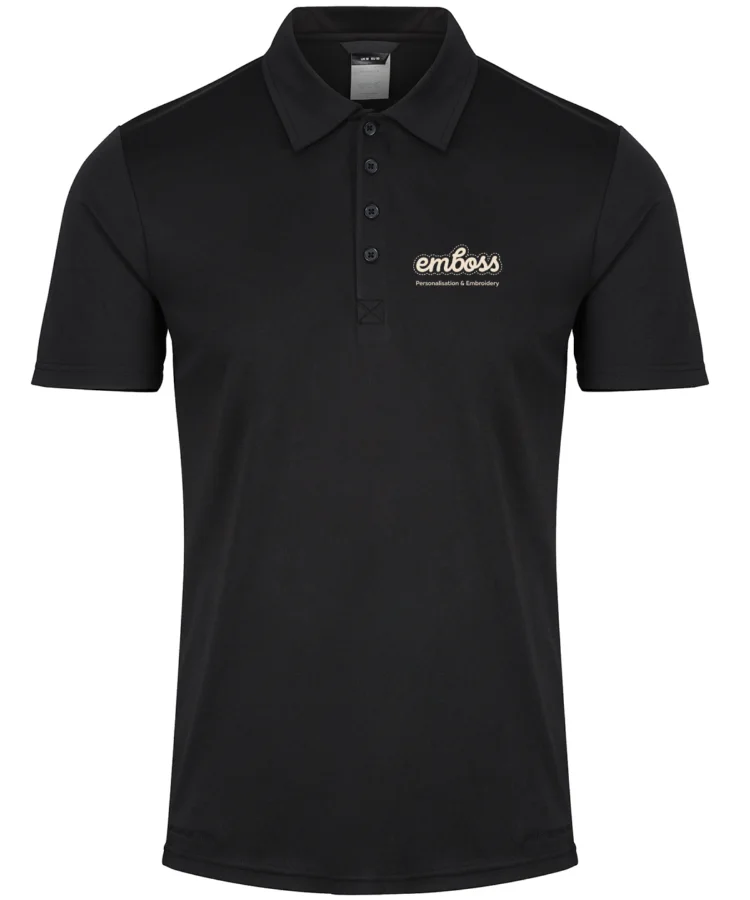Honestly made recycled polo in Black