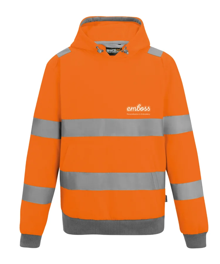 Hi-Vis Pro contract hoodie in Orange