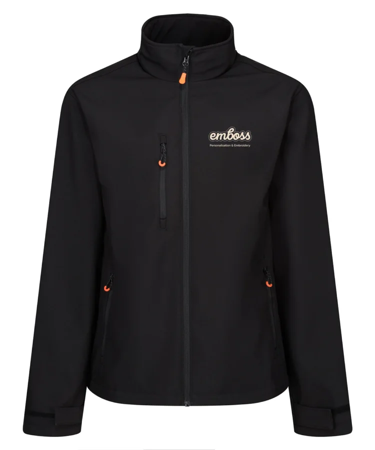 Thermogen Powercell 5000 heated softshell jacket in Black/Magma
