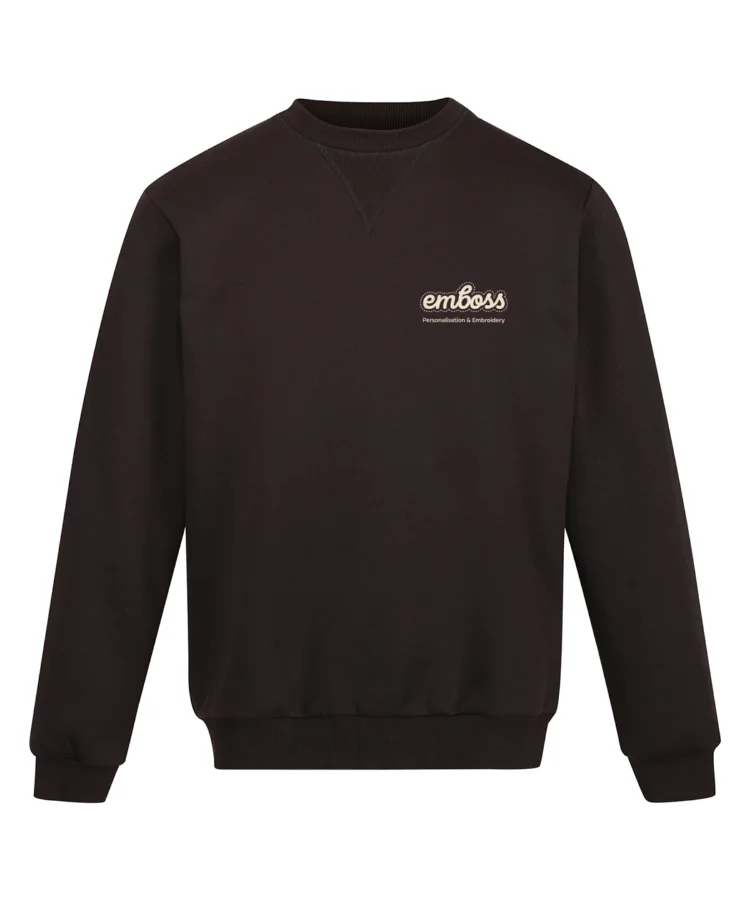 Pro crew neck sweatshirt in Black