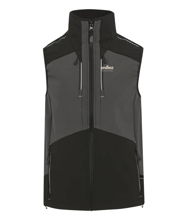 4-Tex stretch 3-layer softshell bodywarmer