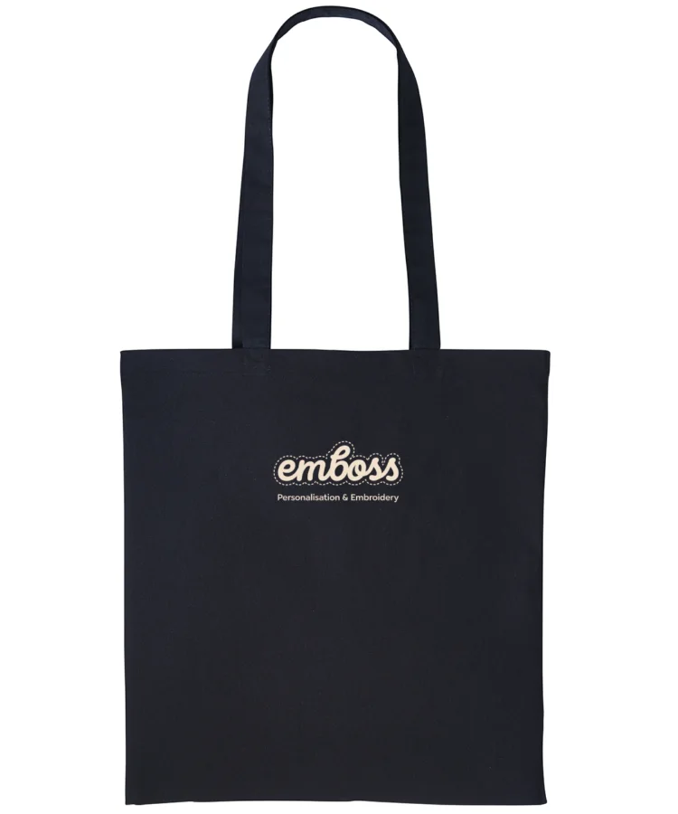 Cotton shopper long handle in Black