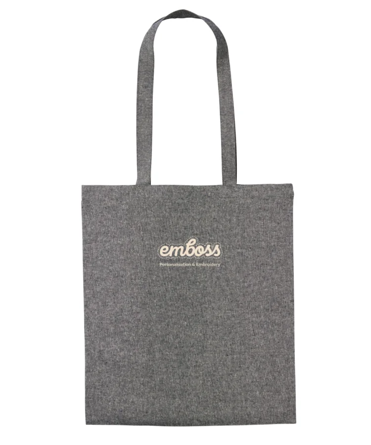 Recycled cotton shopper long handle